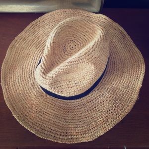 J Crew Straw Beach Hat